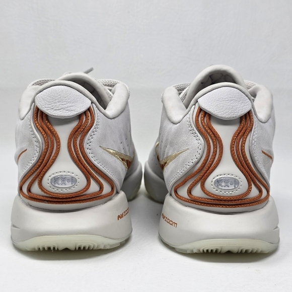 Nike LeBron XXI 21 Akoya Light Bone Campfire Shoes FV2345-001 Size 8.5 B-GRADE